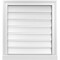 Ekena Millwork Vertical Surface Mount PVC Gable Vent: Functional, w/ 2"W x 2"P Brickmould Sill Frame, 22"W x 24"H GVPVE22X2403SF - alternate 1